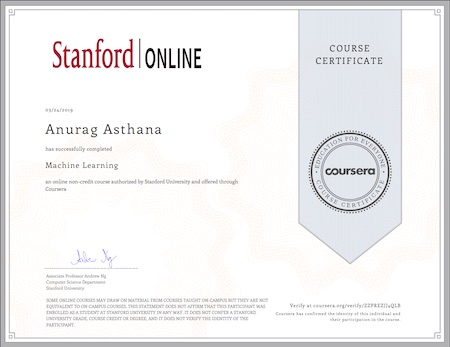 Machine Learning - Stanford