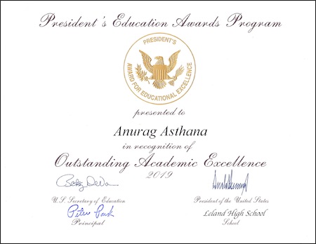 President's Education Awards Program